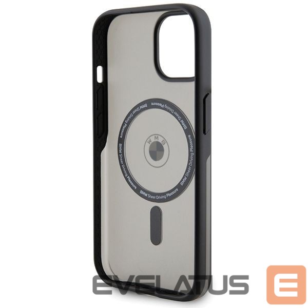 Back panel cover BMW BMW IML Signature MagSafe iPhone 15 Case - Black
