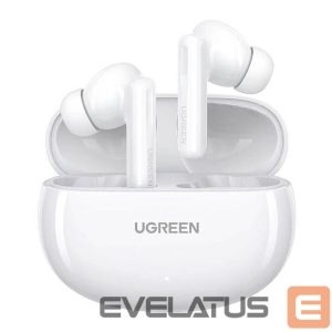 Wired headphones Ugreen  Ugreen HiTune T6 wireless headphones with ANC function + USB-A - USB-C cable - white 