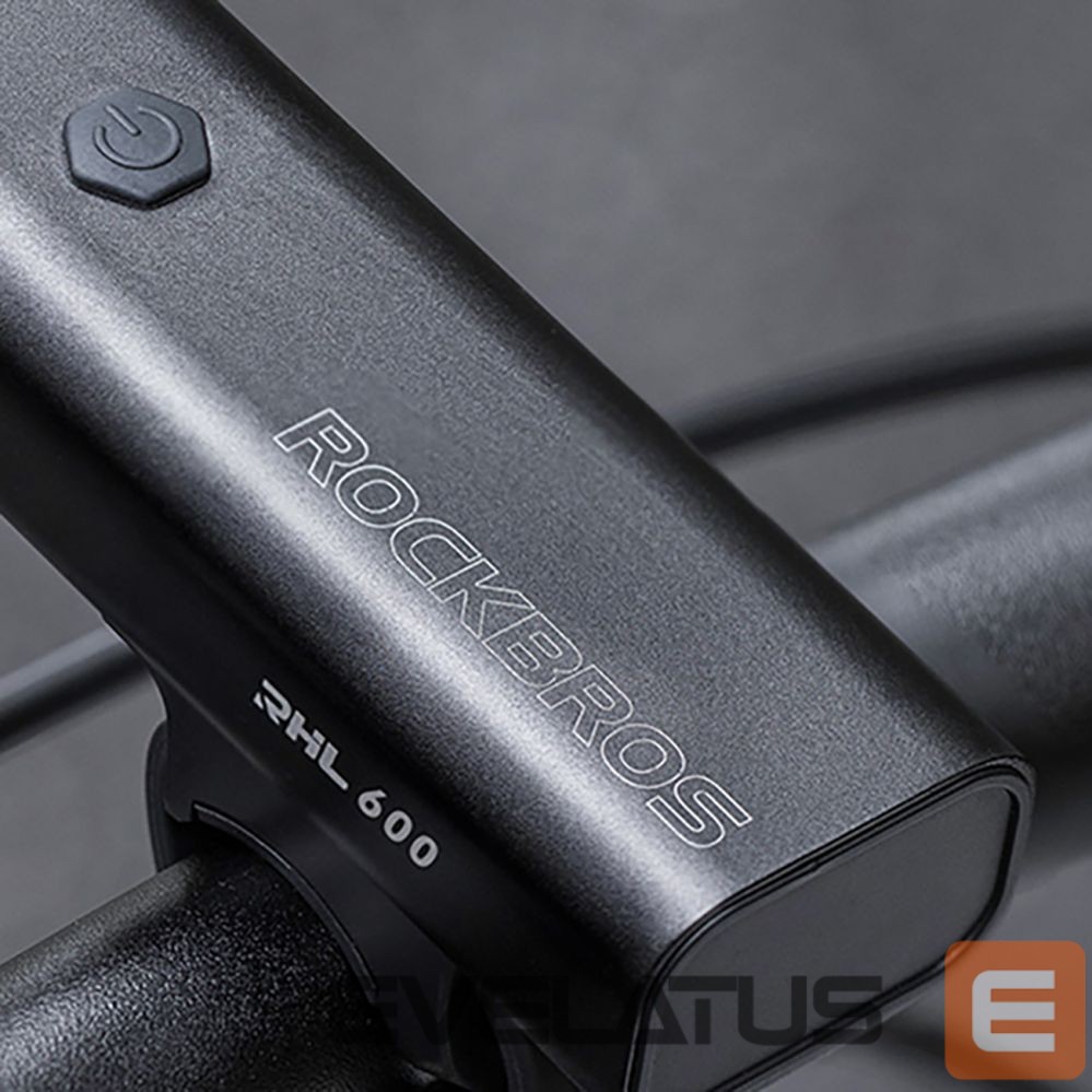 Bicycle accessory Rockbros Rockbros RHL600 front bicycle light 600lm 2600mAh IPX6 - black