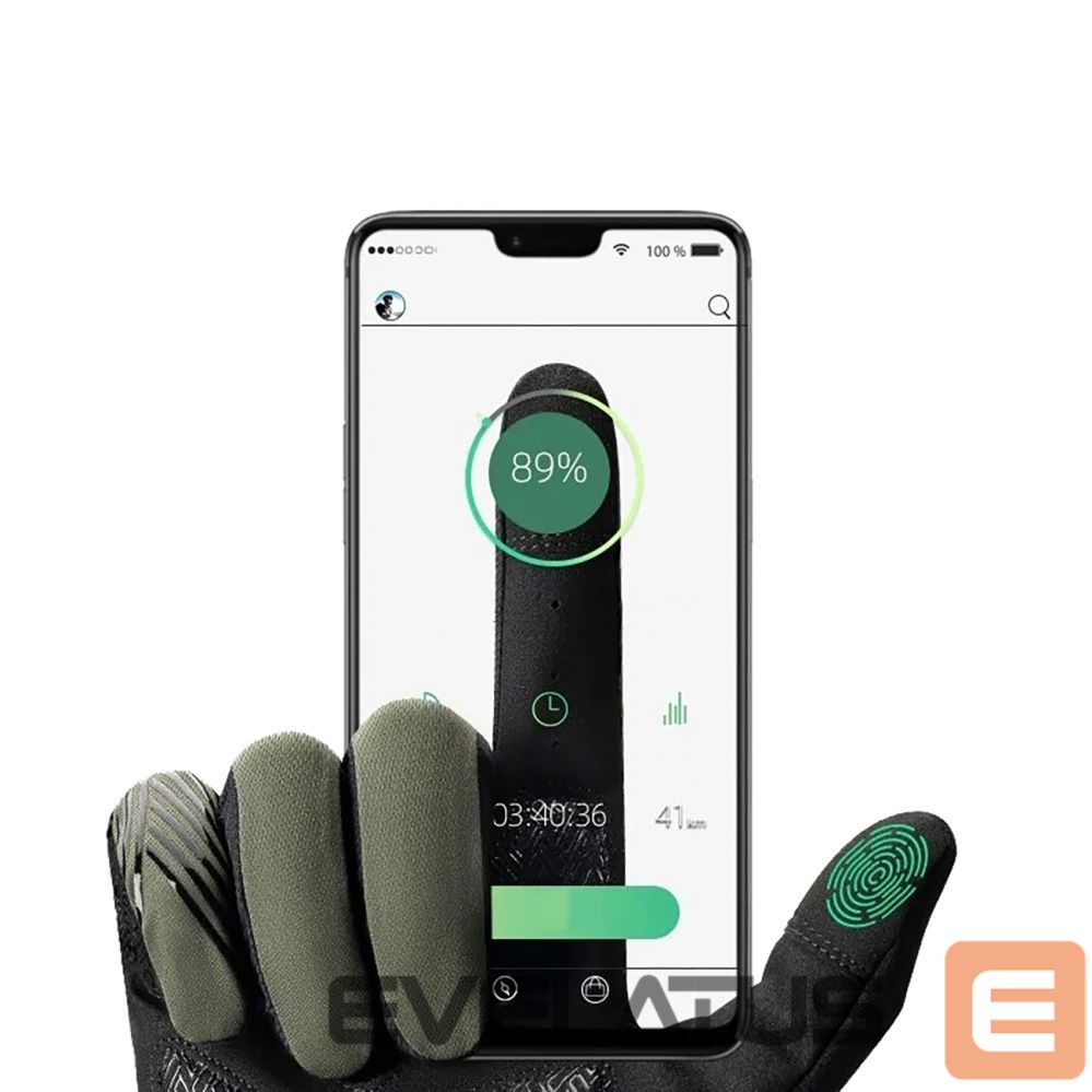 Bicycle accessory Rockbros Rockbros 16110006002 shock-absorbing cycling gloves size M - green and black