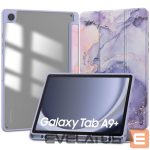 Book case Tech-Protect  Galaxy Tab A9 Plus 11 X210 / X215 / X216 SC Pen Hybrid Case Purple Marble 
