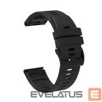 Strap Hurtel  Silicone Strap for Garmin Fenix 3 / 5X / 6X / 7X Pro - Black 