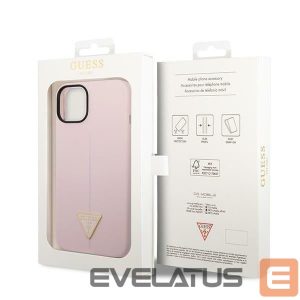 Back panel cover Guess  Guess Silicone Triangle Case for iPhone 14 6.1" - Purple 