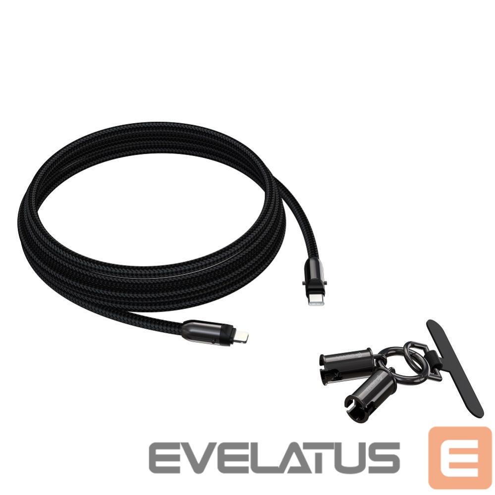 Other Computer Accessory Devia Devia cable lanyard 2in1 PD USB-C - Lightning 1,2 m 27W black