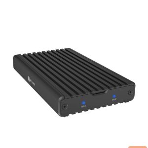 Wireless headphones Raidsonic  IB-2817M-C32 | Enclosure for 2x NVMe SSD with USB 3.2 Gen 2x2 Type-C connection 