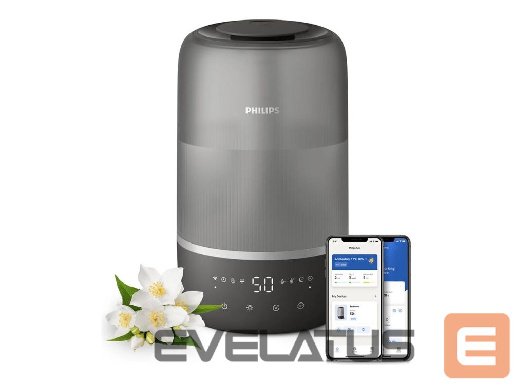 Air purifier Philips Humidifier Series 1000 Up to 41 m2 3 settings grey |