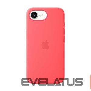 Back panel cover Apple  iPhone 17e Silicone Case with MagSafe – Bright Guava | 