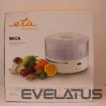 Other small household appliances ETA  SALE OUT.  Fruit Dryer | 730190000 Secca | Power 380 W | Number of trays 5 | Integrated timer | White | DEMO 