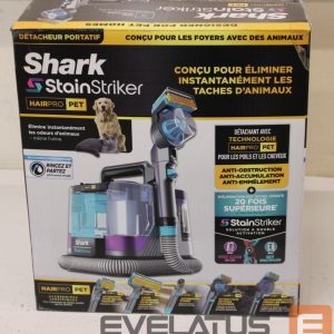 Vacuum cleaner Shark  SALE OUT.  StainStriker HairPro Deep cleaner PX250EUT |  USED, DIRTY, MISSING 1 UNIT LIQVID BOTTLE 