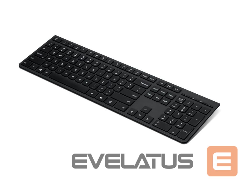 Computer keyboard Lenovo | Professional Rechargeable | Keyboard | Wireless | Bluetooth | US | Grey