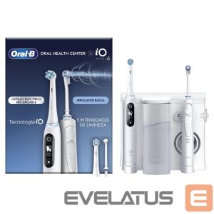 Toothbrush Oral-B  Electric Toothbrush | iO6 & OxyJet | Rechargeable | For adults | Number of brush heads included 2 | Number of teeth brushing modes 5 | White 