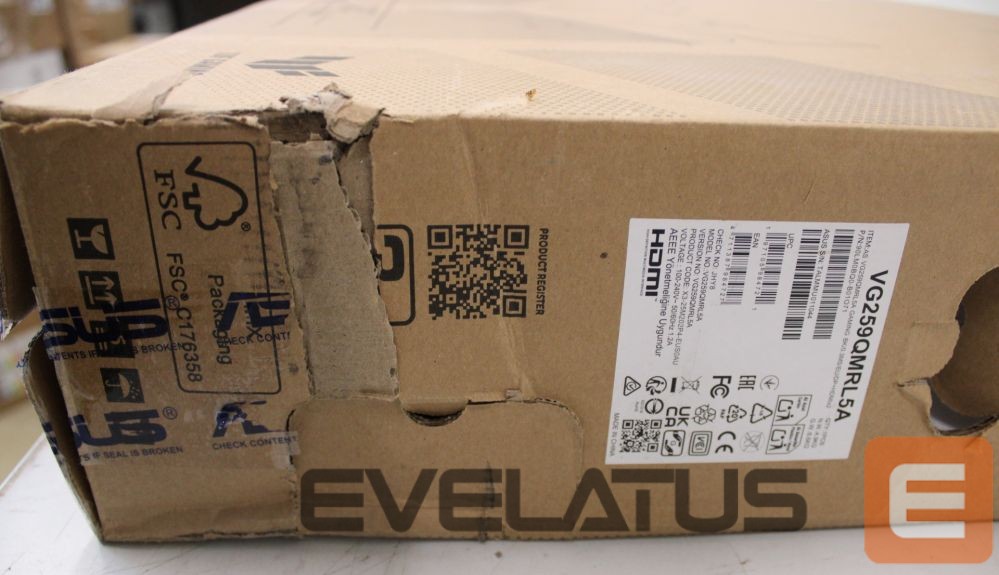 Monitor Asus SALE OUT. | TUF Gaming VG259QMRL5A | 24.5 " | Fast IPS | 16:9 | 310 Hz | 1 ms | 1920 x 1080 pixels | 400 cd/m² | HDMI ports quantity 2 | DAMAGED PACKAGING, SCRATCHED BEZEL