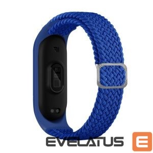 Strap iLike  Mi Band 3/4/5/6 Braided Fabric Strap Blue
