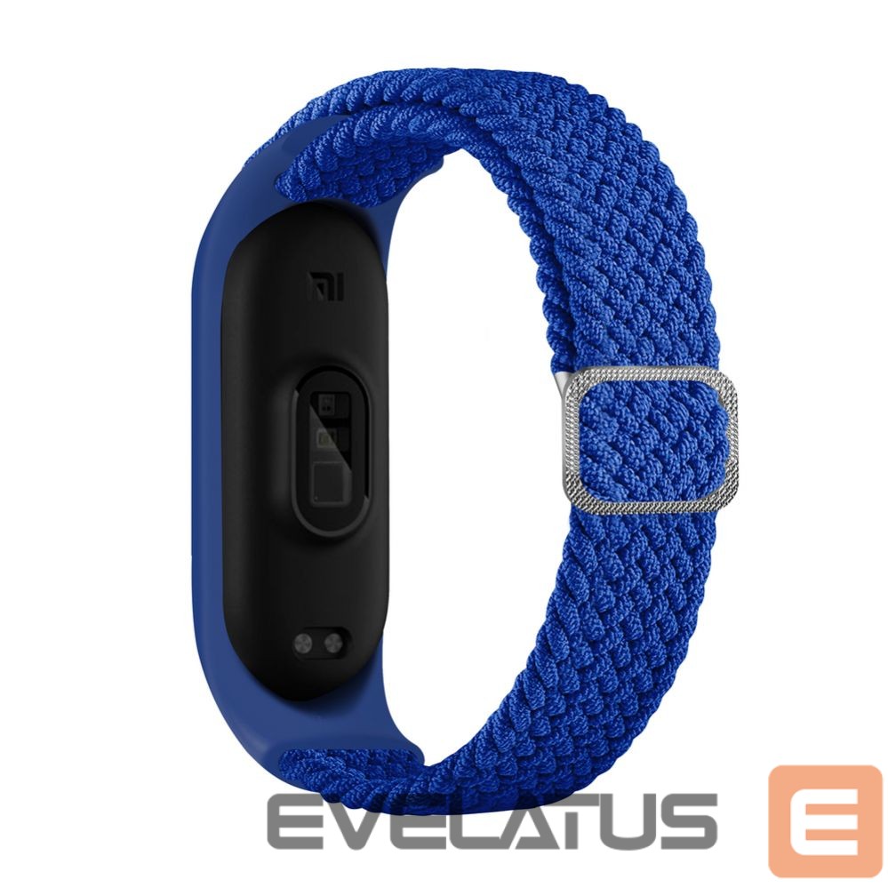 Strap iLike Mi Band 3/4/5/6 Braided Fabric Strap Blue