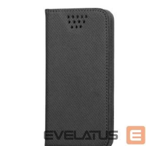 Book case iLike Universal Smart Universal Magnet case 5,5-5,7 Black