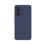 Back panel cover Evelatus Samsung Galaxy A53 5G Premium Soft Touch Silicone Case Midnight Blue