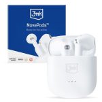 Wireless headphones 3MK  MovePods 6.5 hours Bluetooth 5.3 White