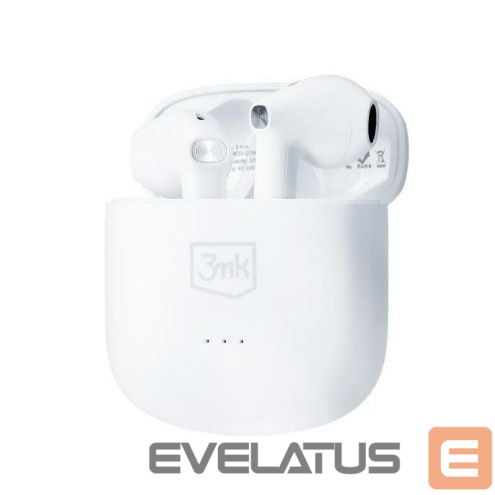 Wireless headphones 3MK MovePods 6.5 hours Bluetooth 5.3 White