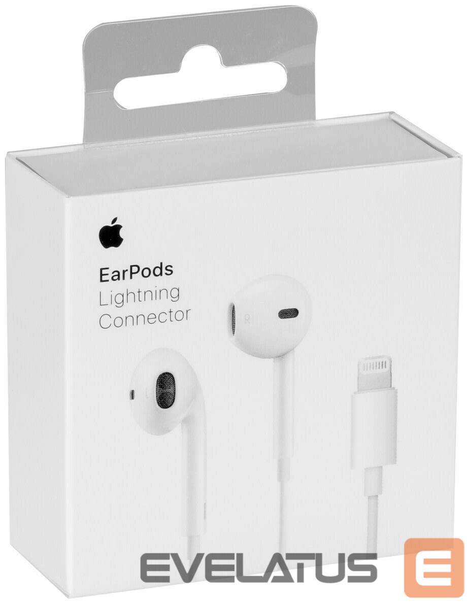 Wired headphones Apple EarPods with Lightning Connector White