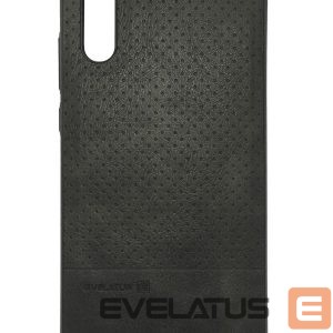 Back panel cover Evelatus Huawei P20 TPU case 1 with metal plate (possible to use with magnet car holder) Black