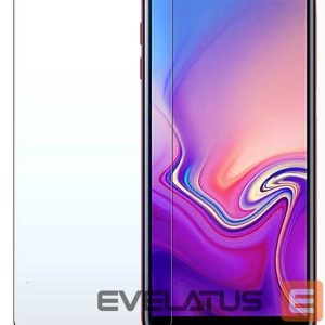 Protective glass Evelatus Samsung J6 Plus 0.33 Flat Clear Glass Japan Glue Anti-Static 