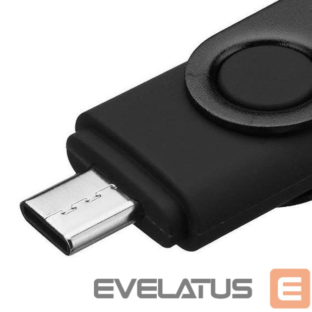Flash drive Evelatus USB Flash to Type C EFD02 16GB Black
