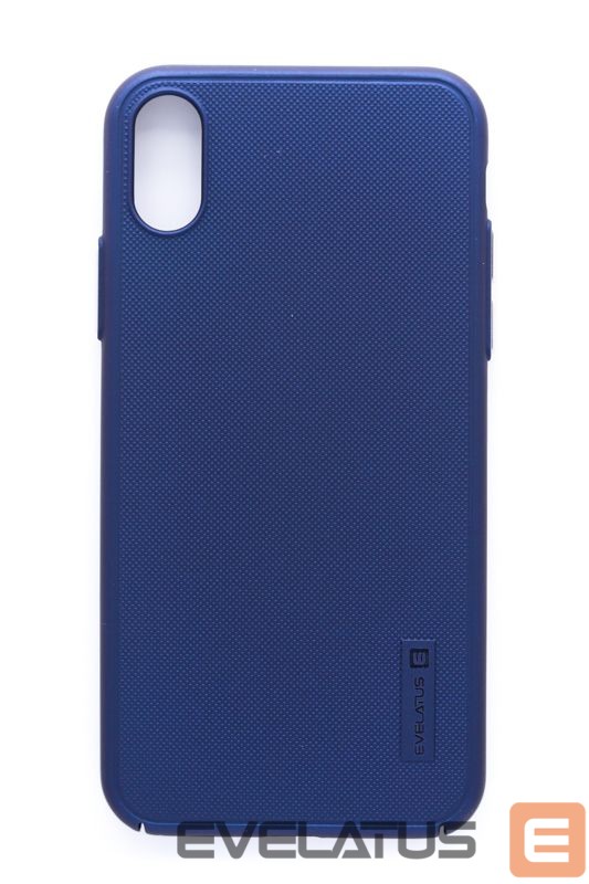 Back panel cover Evelatus Apple iPhone X Emboss Blue