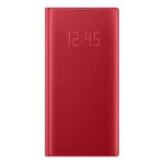 Book case Samsung  Galaxy Note 10 LED View Cover Red