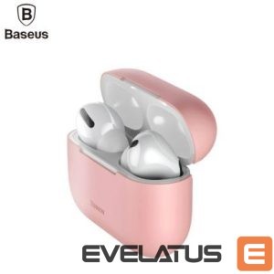 Headphone case Baseus  AirPods Pro Silica Silicone-gel Protective case Pink