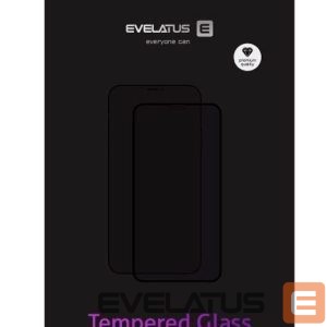 Protective glass Evelatus Apple iPhone 12/12 Pro 6.1 Matte 2.5D Silk Cover Japan Glue Glass Anti-Static 