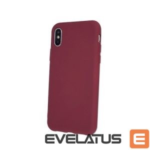 Back panel cover iLike  Samsung A21s Silicon Case Burgundy