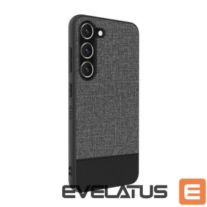 Back panel cover iLike Samsung Galaxy S23 Plastic Leather Back Cover Gray