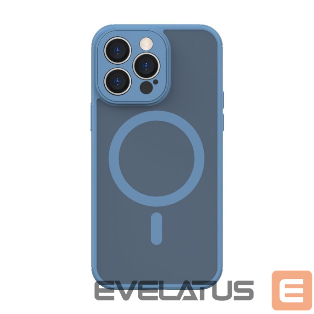 Back panel cover Evelatus Apple iPhone 13 Pro Hybird Case Whith Magsafe and Camera Protection PC+TPU Light Blue