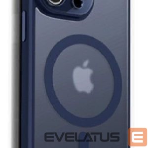 Back panel cover Evelatus Apple iPhone 14 Pro Max Hybird Case Whith Magsafe and Camera Protection PC+TPU Blue