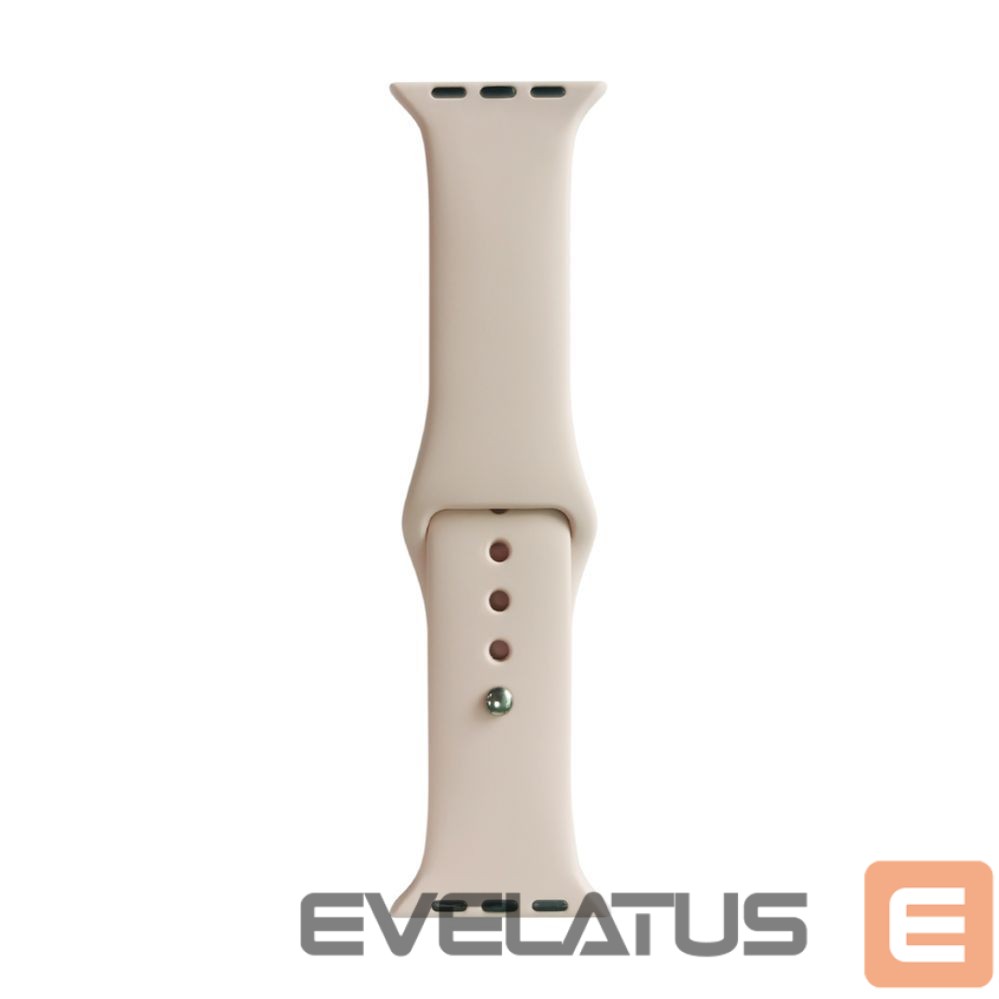 Strap Evelatus Apple Watch 42/44/45mm Silicone Loop Watch Straps (S/M 110mm) Pink Sand