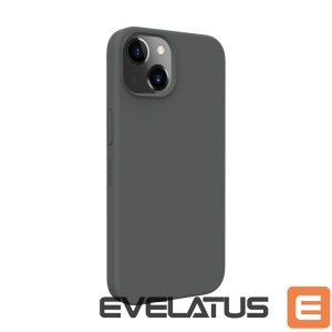 Back panel cover Evelatus Apple iPhone 13 Premium Magsafe Soft Touch Silicone Case Silver