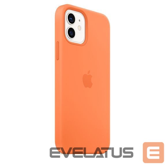 Back panel cover Apple Silicone Case with MagSafe for iPhone 12 mini Kumquat