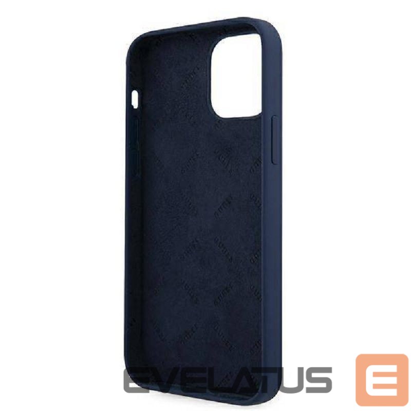 Back panel cover Guess Apple iPhone 12 Mini 5.4'' Vintage Cover Blue
