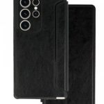Book case iLike Samsung GALAXY A34 5G RAZOR LEATHER BOOK HOLSTER Black