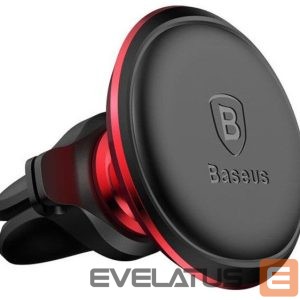 Auto holder Baseus  Magnetic car holder ventilation grille Black Red