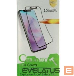 Protective glass iLike Apple IPHONE 11 / XR HARD CERAMIC TEMPERED GLASS Black