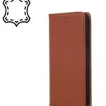 Book case iLike Samsung Galaxy A54 5G Genuine Leather Smart Pro case Brown