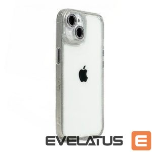 Back panel cover iLike Apple iPhone 15 STARS LENS ACRYLIC COVER White
