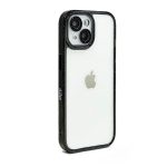 Back panel cover iLike Apple iPhone 15 Pro Max STARS LENS ACRYLIC COVER Black