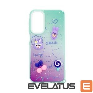 Back panel cover iLike Samsung Galaxy A15 EPOXY CARTOON COVER Mint
