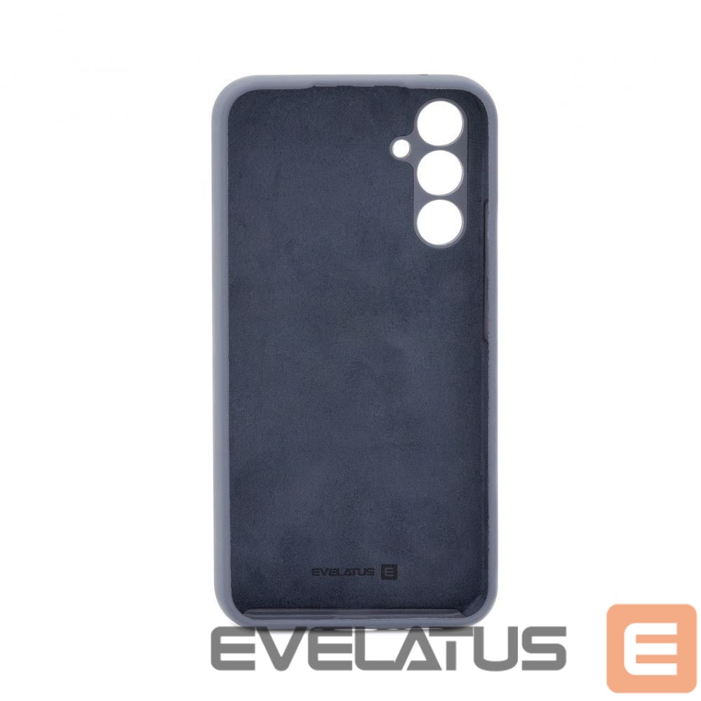 Back panel cover Evelatus Samsung Galaxy A54 Premium Soft Touch Silicone Case Midnight Blue