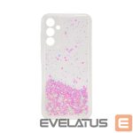 Back panel cover iLike Samsung Galaxy A55 Silicone Case Water Glitter Light Pink
