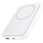 Power bank Joyroom  JR-W020 20W Mini magnetic wireless power bank 10000mAh White with USB to Type-C 0.25m Cable White