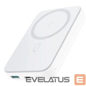 Power bank Joyroom  JR-W020 20W Mini magnetic wireless power bank 10000mAh White with USB to Type-C 0.25m Cable White