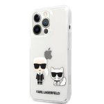 Back panel cover Karl Lagerfeld  iPhone 13 Pro Choupette Case Transparent